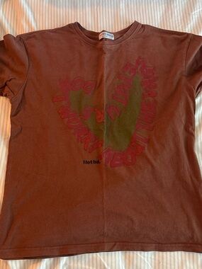 Brown Graphic Tee